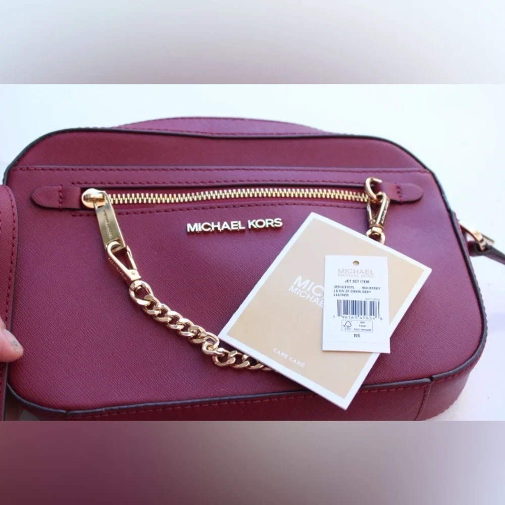 Michael Kors East West Jet set cross body bag
